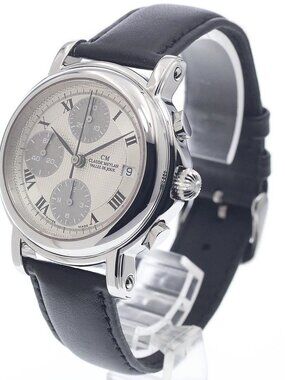 Claude Meylan Chronograph Date Silver Dial Automatic Men's Watch_955302